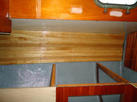 Galley after ceiling installed.