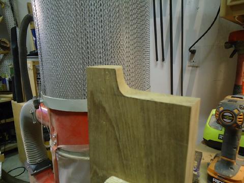 I used a chisel and cabinet makers rasp wo smooth the inside corners.