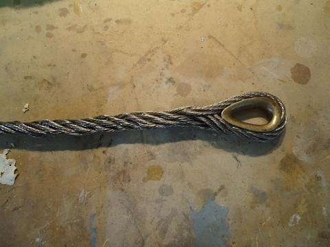 After six full tucks and the Ashly Quick Taper, a completed Liverpool splice. Much improvment but not ready for prime time.