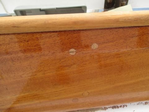 I used three different bits to ensure I acheived a proper tapered profile to fit the bronze #12 x 2" bronze wood screw. Oak is very hard and you have to be care