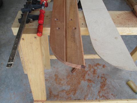 The router, pattern, and pattern cutting bit leave a perfect cut.