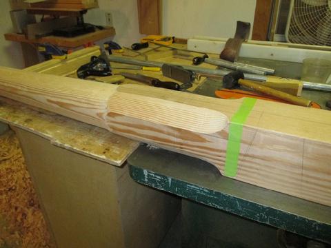 It will take some work to clean up the rounded ends. I don't really have the tools for it so I have to proceed slowly.