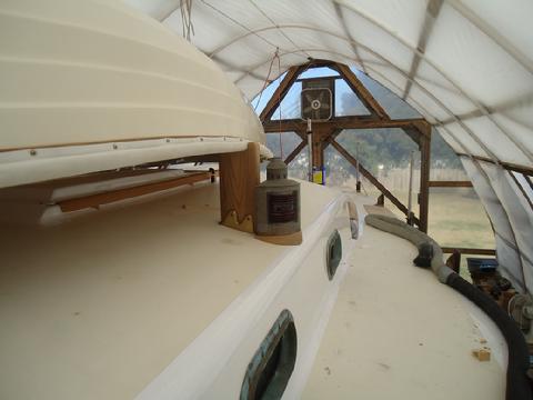 Port side looking aft.