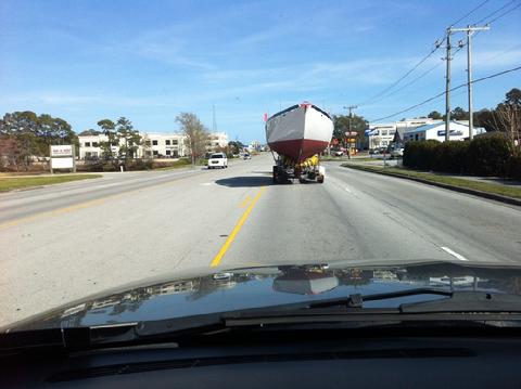 Allen did a great job of hauling the FR to Beaufort.