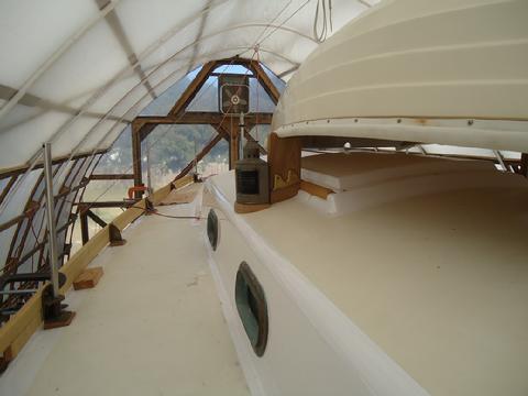 Starboard side looking aft.