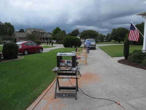 It was an interesting day milling a 37' long 1x1!