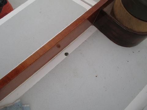 I drilled and over sized hole, filled it with epoxy, and then drilled a hole through it when it was cured.