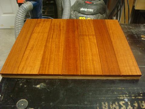 The first coat of varnish cut 50 percent.