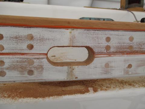 Step five: Use cabinet files to clean up the holes and radius the edges to a proper fit.