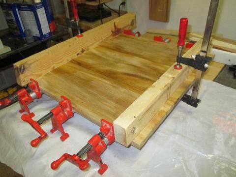 Clamping was simple due to the use of System Three T 88 Epoxy. Epoxy requires minimal clamp pressure.